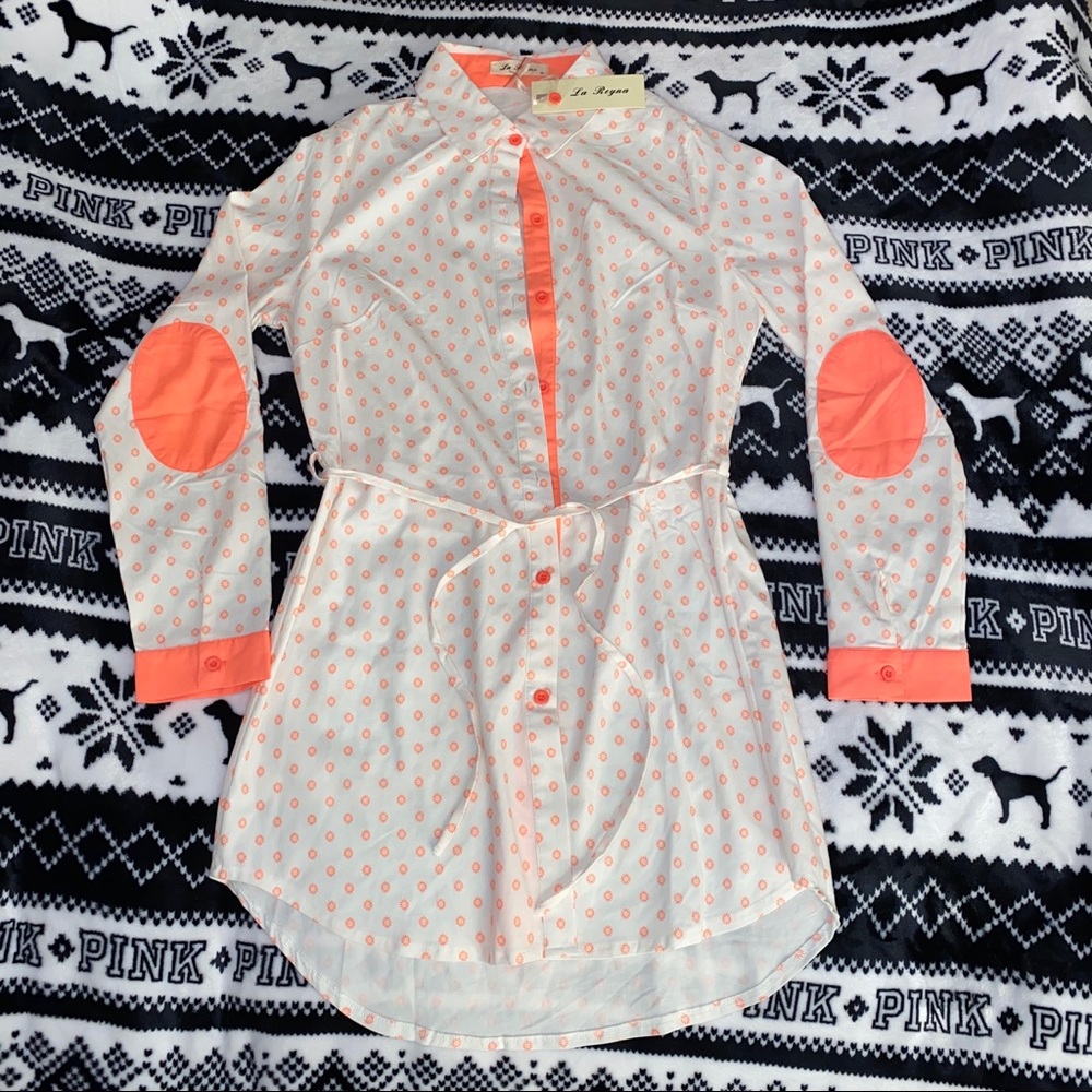 Long Sleeve Button Up Dress